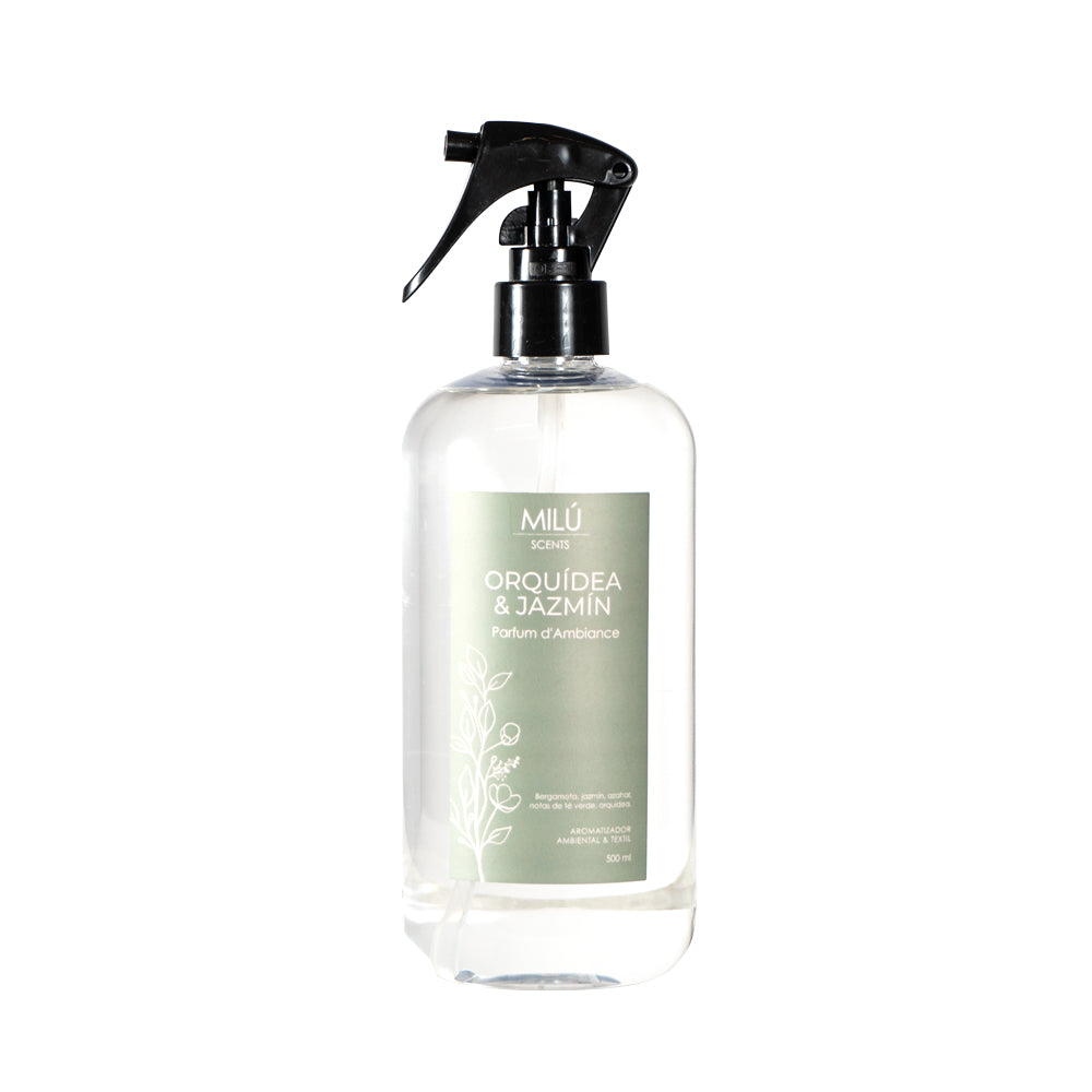 Orquídeas & Jazmín ~ Home Spray, aromatizador de ambientes y textil.