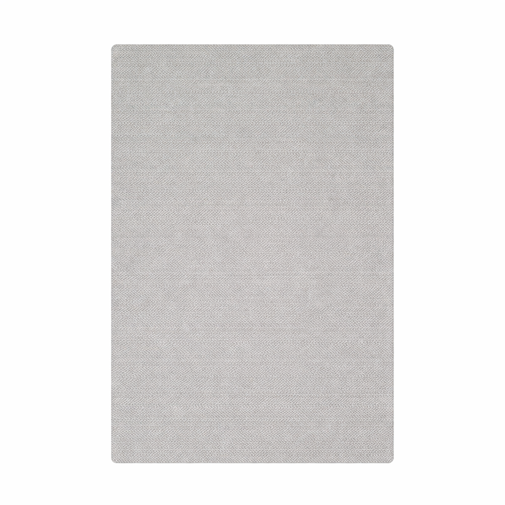 Alfombra Dag Silver de Polipropileno – MiluRugs