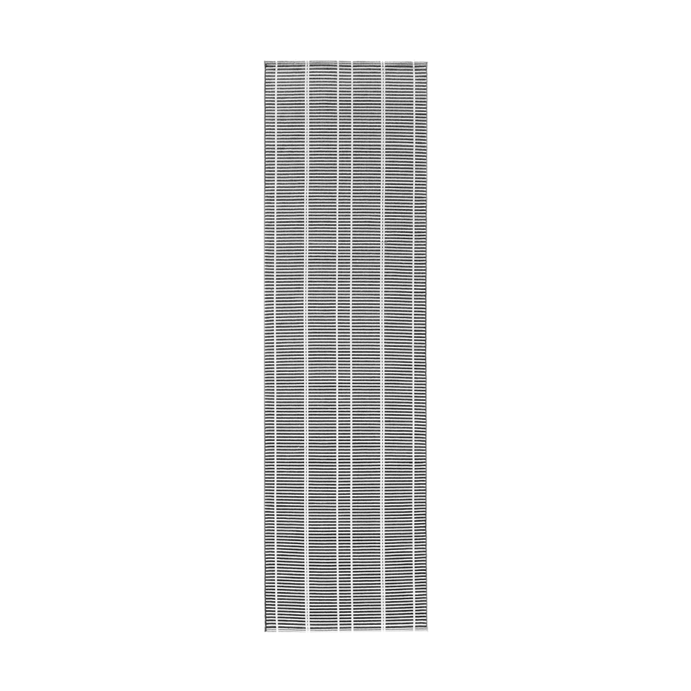 Alfombra Llana Charcoal de Polipropileno – MiluRugs