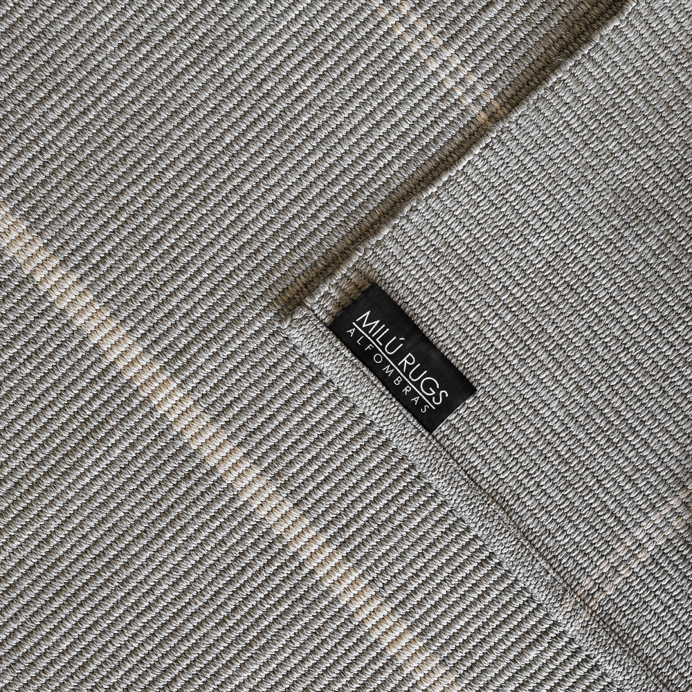 Alfombra Kos Silver de Polipropileno – MiluRugs