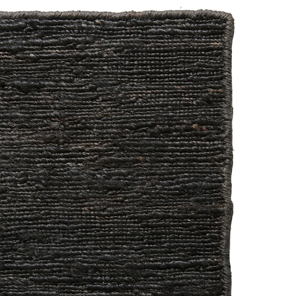 Alfombra Rustic Charcoal de Fibra Natural – MiluRugs