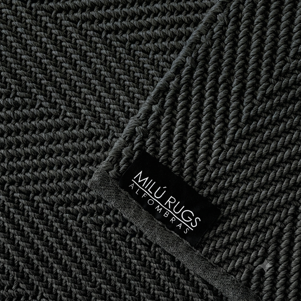 Alfombra Surma Gunmetal de Polipropileno – MiluRugs