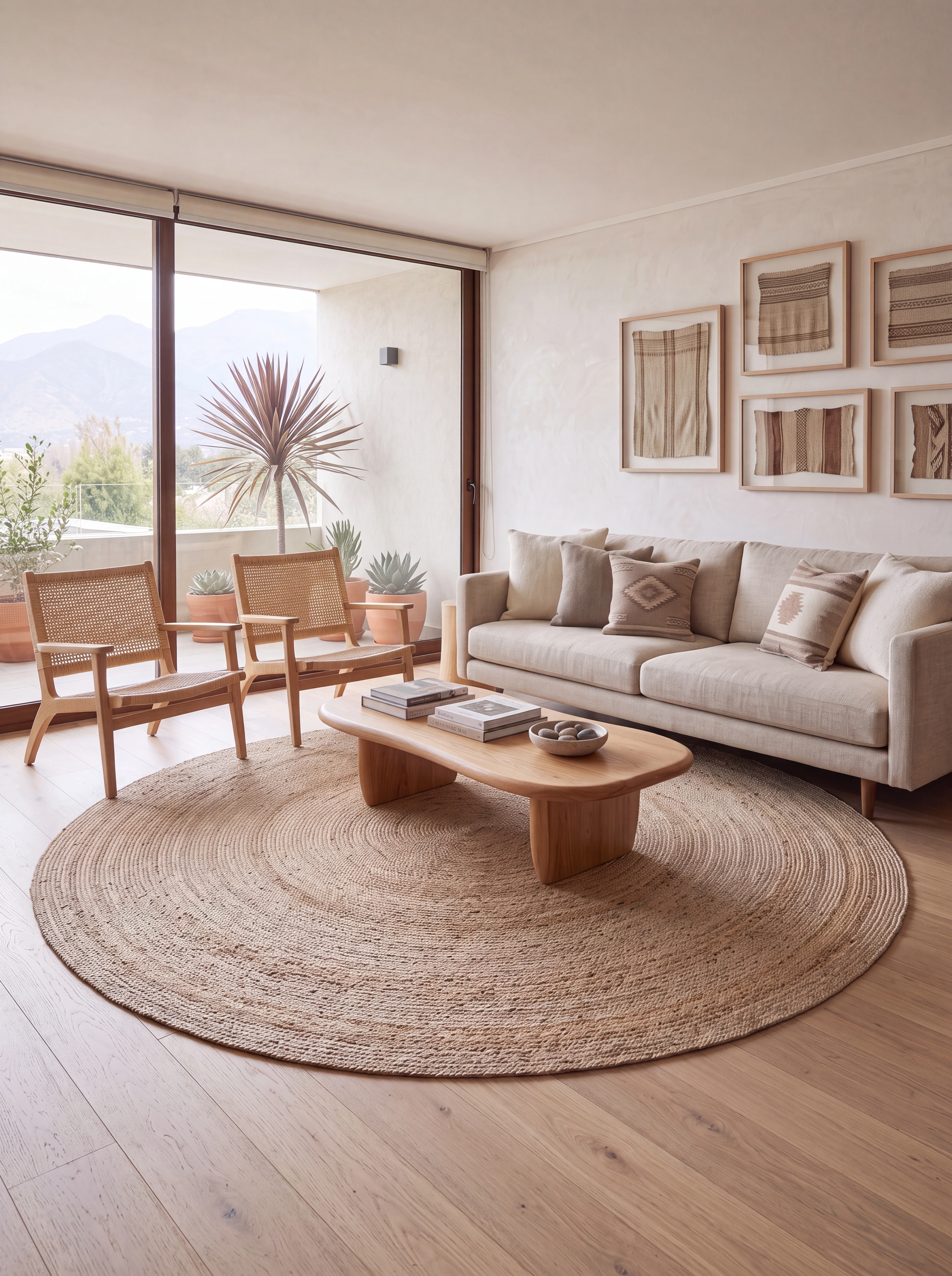 Alfombra Plain Rug Natural