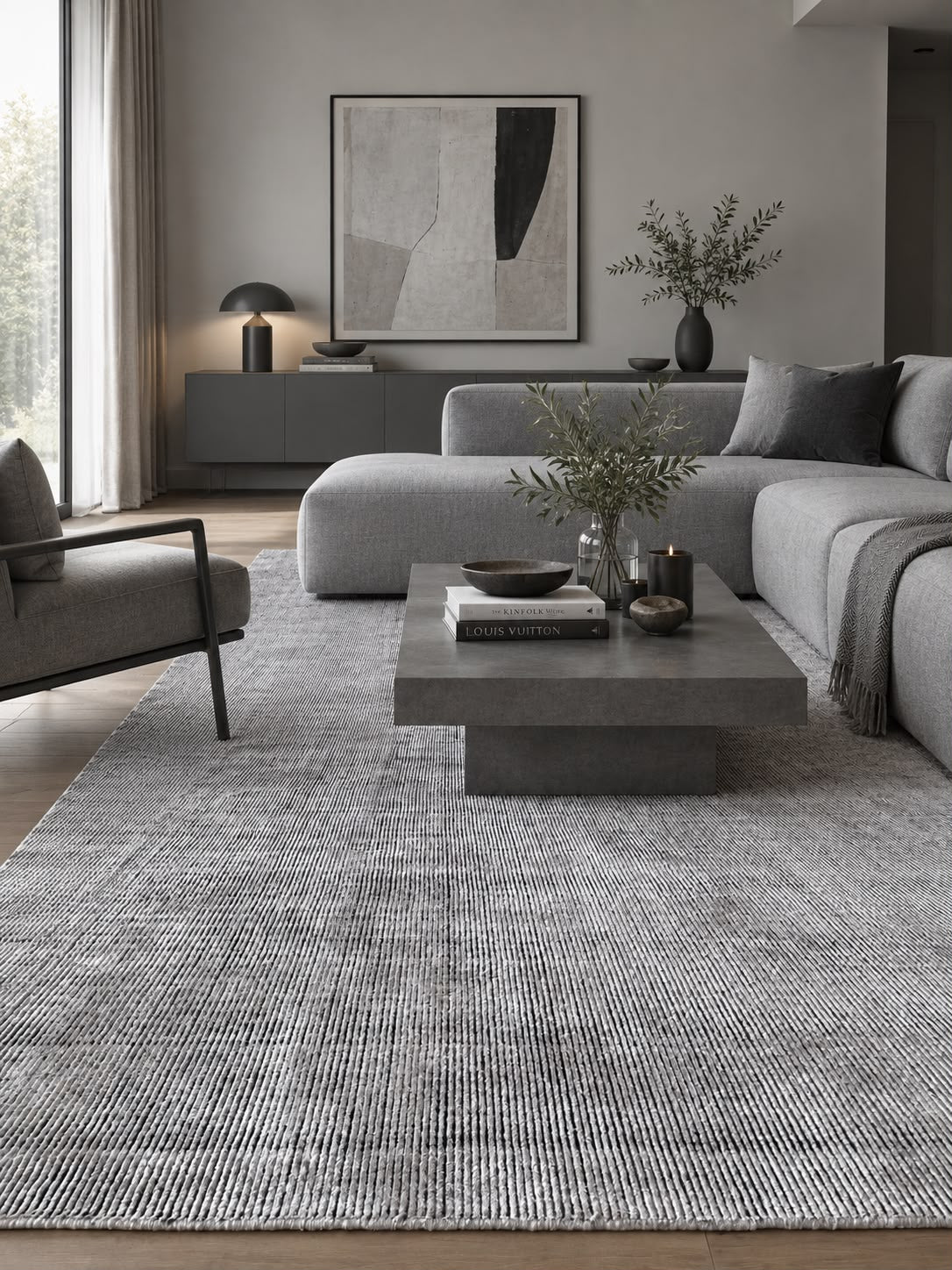 PREVENTA Alfombra Basanti Silver Black