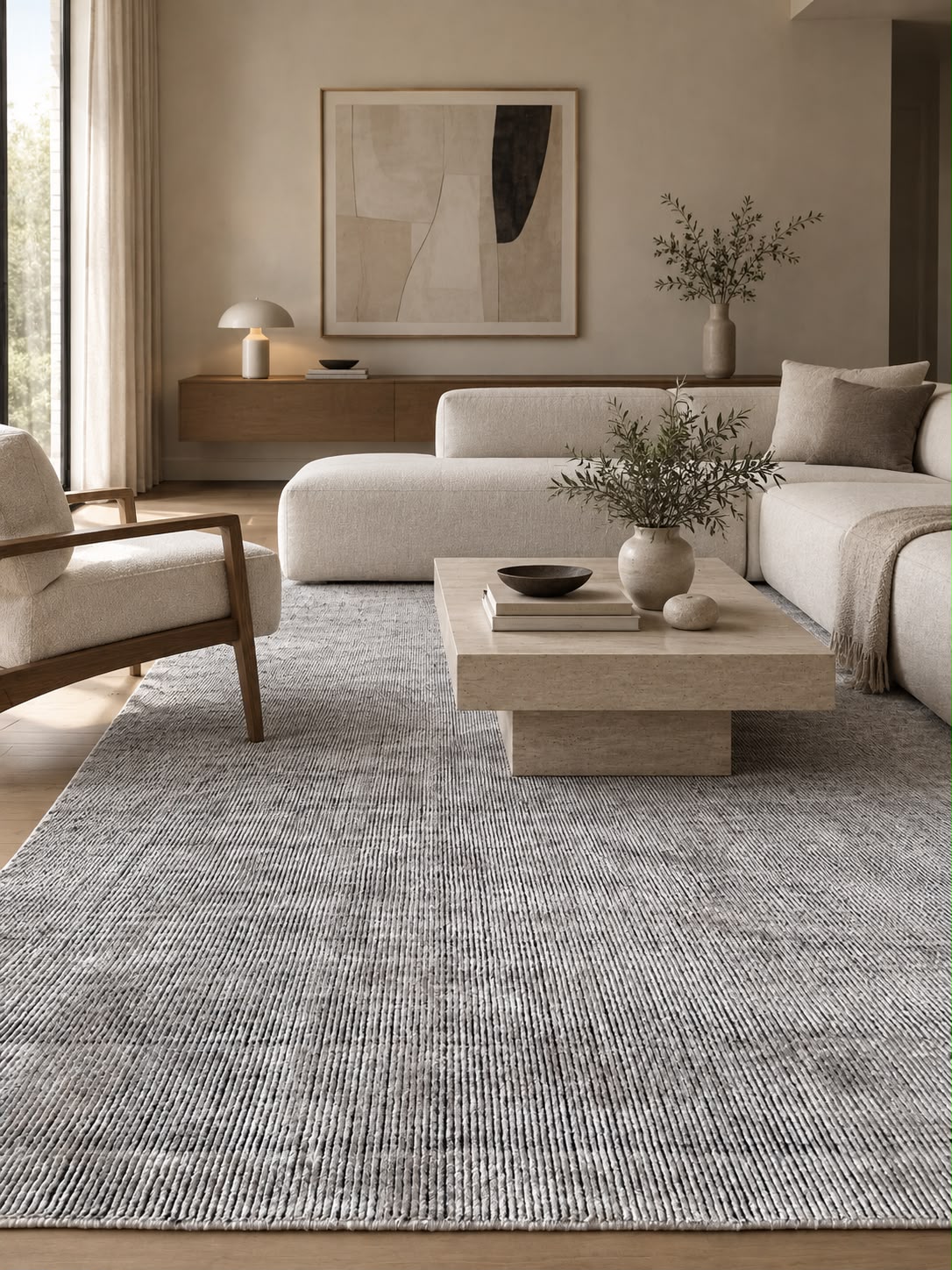PREVENTA Alfombra Basanti Silver Black