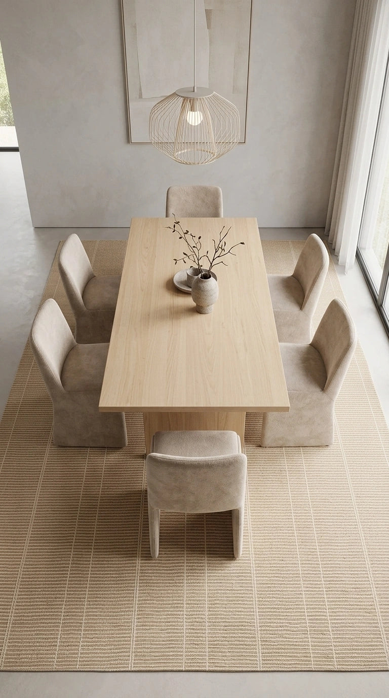 Alfombra Llana Taupe Sand de Polipropileno – MiluRugs