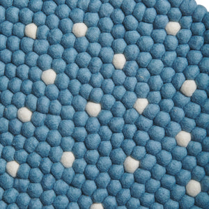 Alfombra Redonda Confetti Ocean 130cm