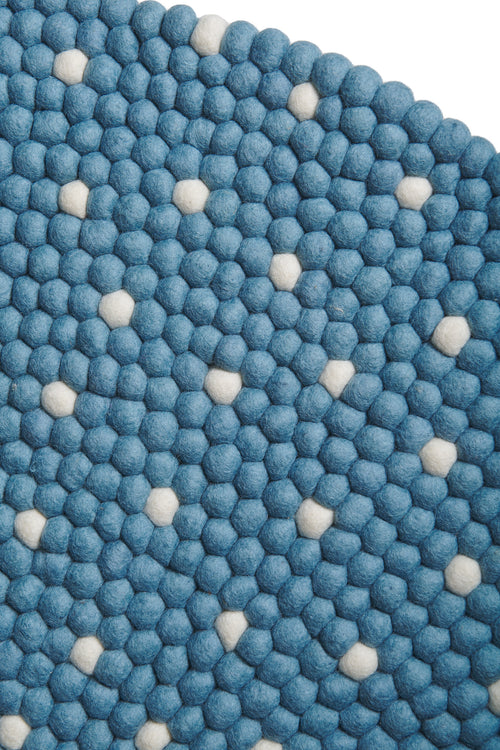 Alfombra Redonda Confetti Ocean 130cm