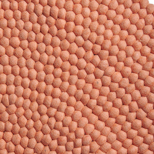 Alfombra Redonda Coral Pink130cm diametro
