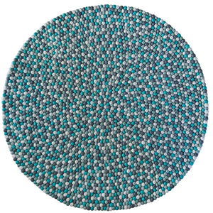 Alfombra Redonda Mint and grey 120cm Diámetro