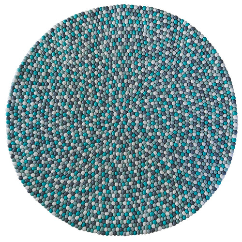 Alfombra Redonda Mint and grey 130cm Diámetro