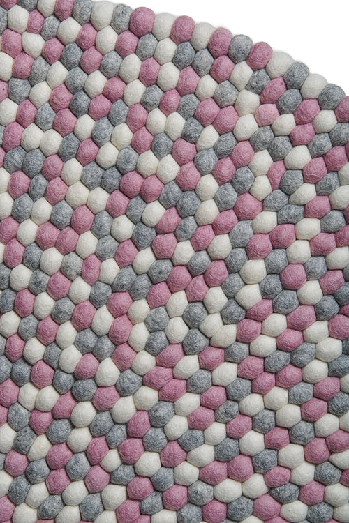 Alfombra Redonda Rose Quartz  Rug 130cm