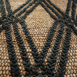Alfombra Trenza BLACK 3.50x2.50mts.