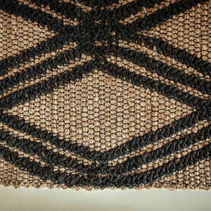 Alfombra Trenza BLACK 3.50x2.50mts.