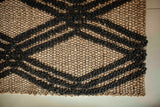 Alfombra Trenza BLACK 3.50x2.50mts.