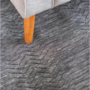 Alfombra Andes Charcoal 2.50mts diámetro
