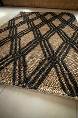 Alfombra Trenza BLACK 3.50x2.50mts.