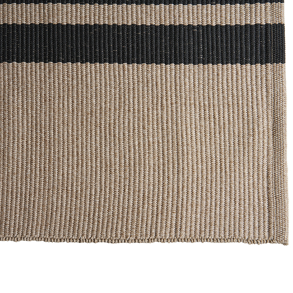Alfombra Lisa Taupe Black 280x80mts.