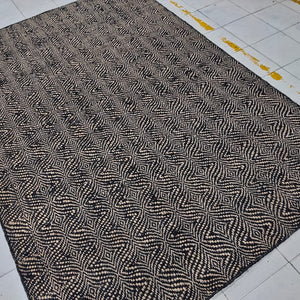 Alfombra Spiga BLACK 170x240 sin backing